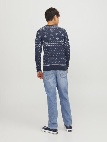 Jack & Jones Junior Pullover in Blau