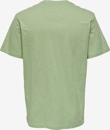 T-Shirt 'PERRY' Only & Sons en vert
