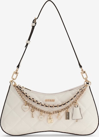 GUESS Schultertasche 'Libby' in Beige: Vorderseite