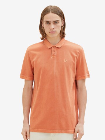 T-Shirt TOM TAILOR DENIM en orange : devant