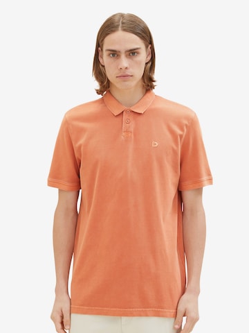 T-Shirt TOM TAILOR DENIM en orange : devant