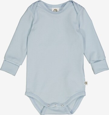 Tutina / body per bambino 'Langarm' di Müsli by GREEN COTTON in blu: frontale