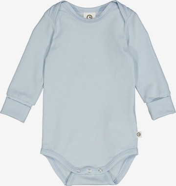 Tutina / body per bambino 'Langarm' di Müsli by GREEN COTTON in blu: frontale