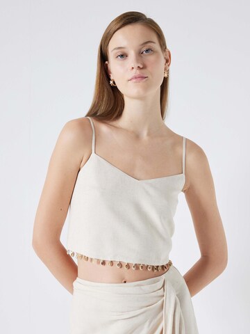 Ipekyol Blouse in Beige: front