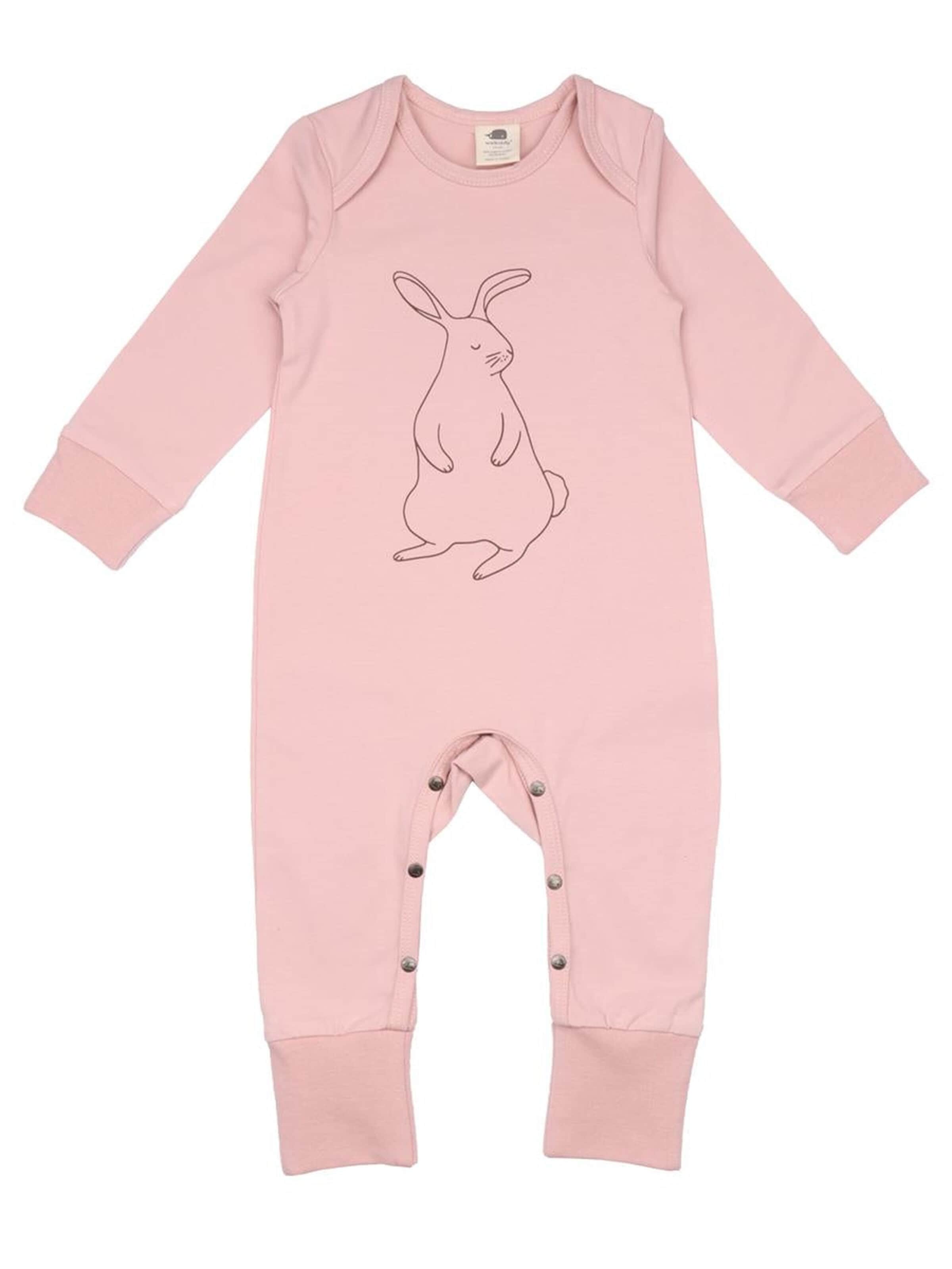 Walkiddy Strampler/Body‌‌‌ in 50-56 in rosa, Produktansicht