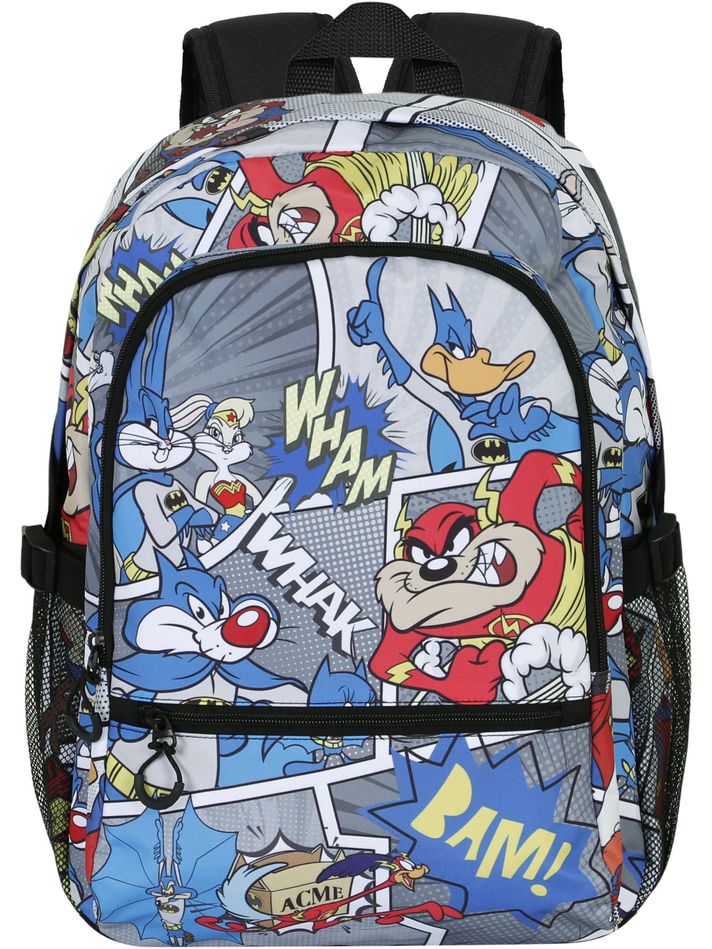 Zaino 'Looney Tunes Batman Tunes-Fan Fight 2.0 ' di Warner Bros. in colori misti: frontale