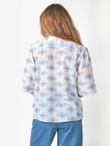 Tricou ' Mimi ' de la Klitmøller Collective pe alb