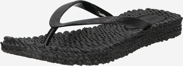 ILSE JACOBSEN T-Bar Sandals 'Cheerful01' in Black: front