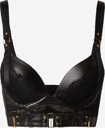 Hunkemöller - Push-up Sujetador 'Occult' en negro: frente