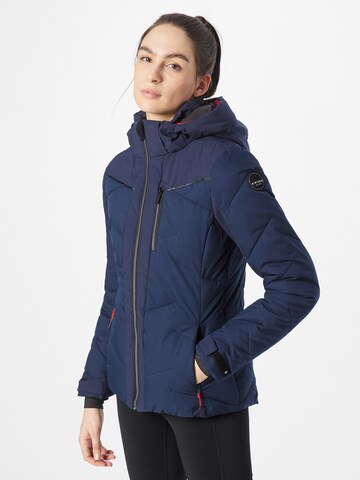 ICEPEAK Outdoorjas 'Elsah' in Blauw: voorkant