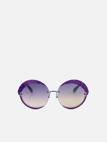 Occhiali da sole 'Adidas Original OR0019 Matte black 67/17/135 Women Sunglasses' di ADIDAS ORIGINALS in lilla: frontale