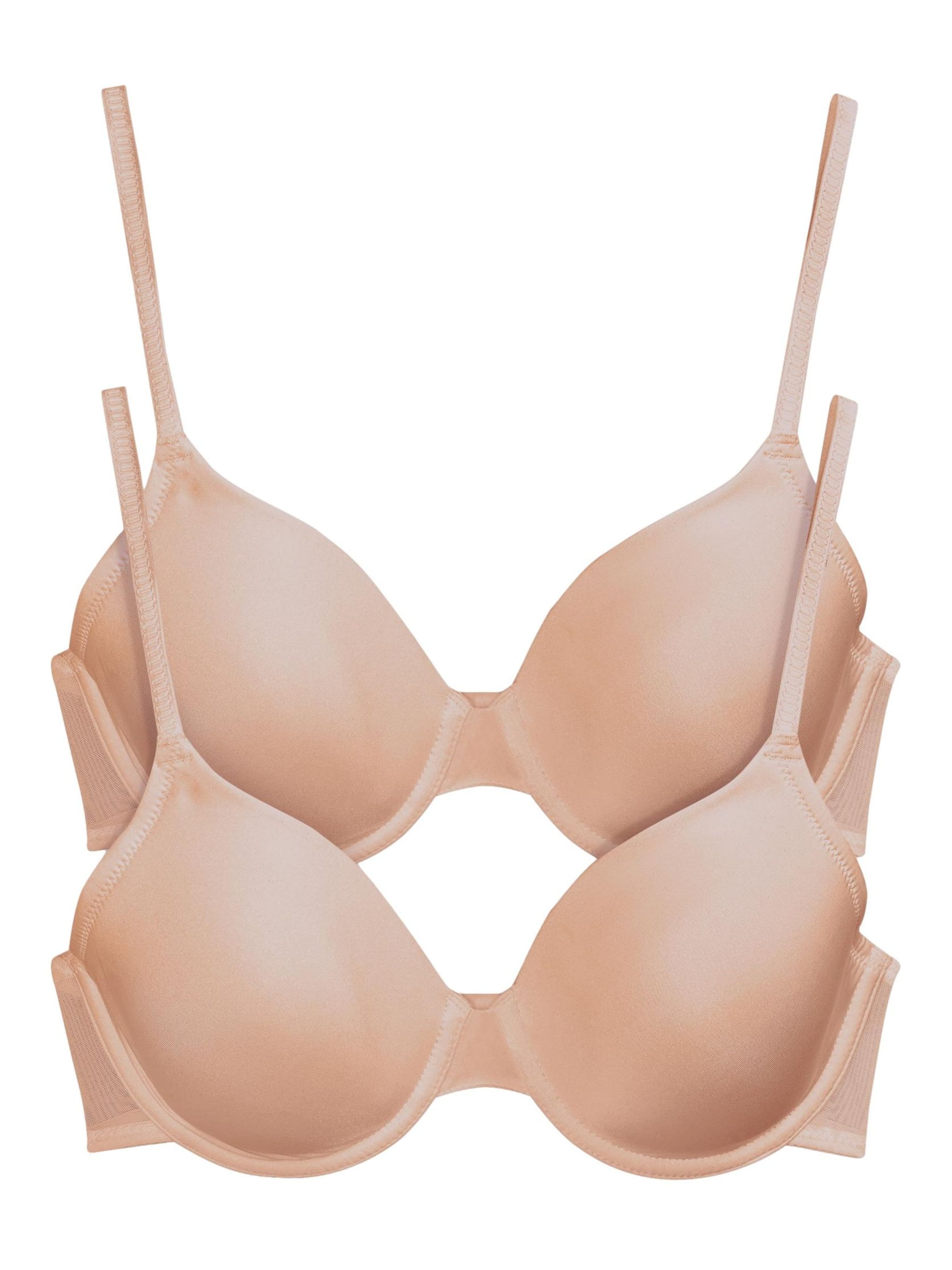 Next Бюстгальтер под футболку Бюстгальтер в Бежевый: спереди