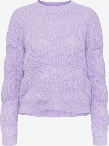 Pieces Petite Pullover 'CORNELIA' i lilla: forside