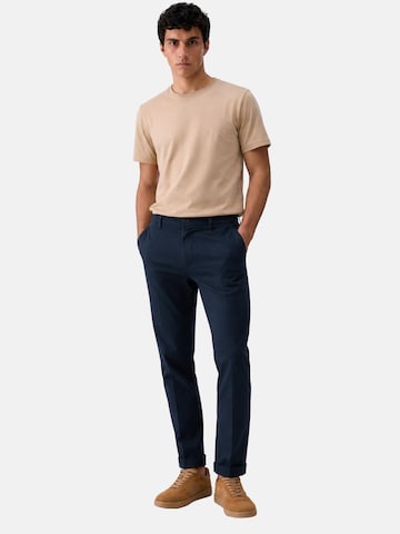 Liu Jo Regular Chino 'LIU JO UOMO CHINO COOPERTELA PANTALONE' in Blauw: voorkant