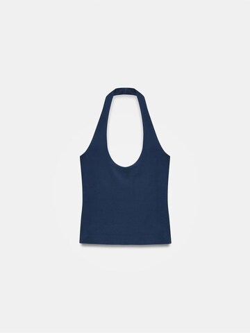Dilvin Top in Blue: front
