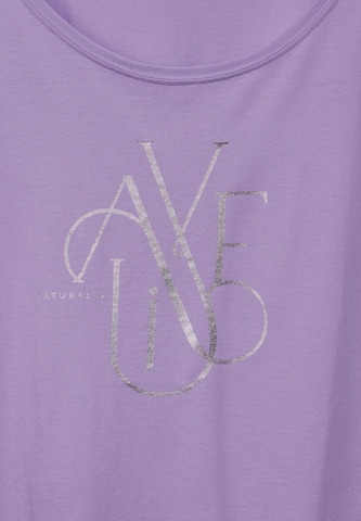 STREET ONE T-Shirt 'Alive' in Lila