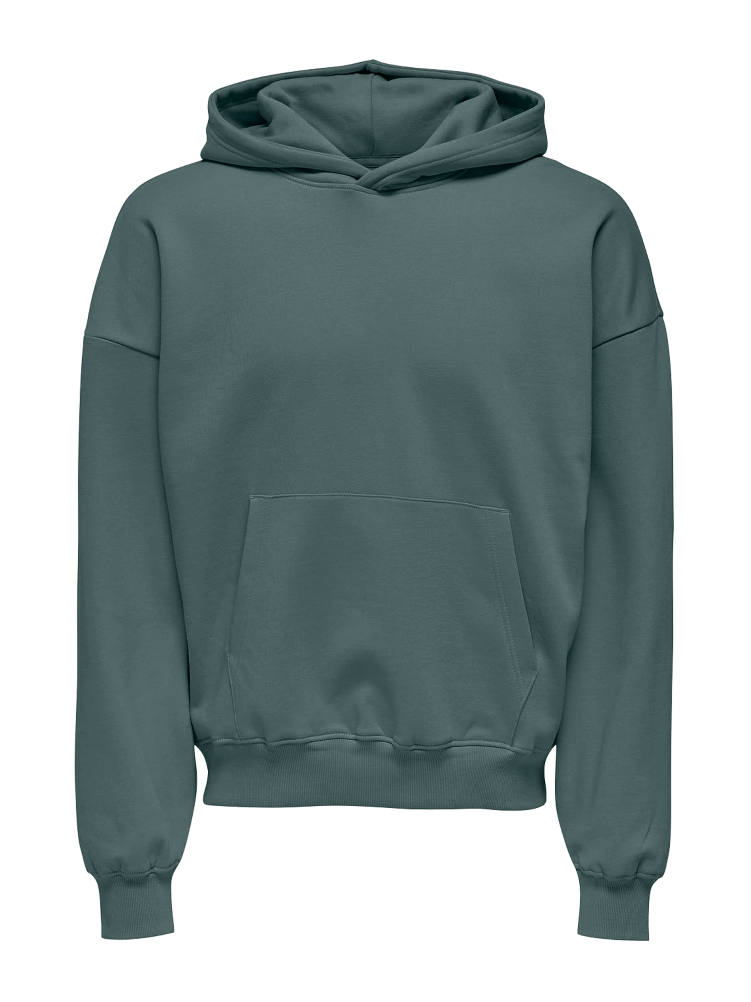 Only & Sons Mikina 'ONSTURNER' – zelená: přední strana