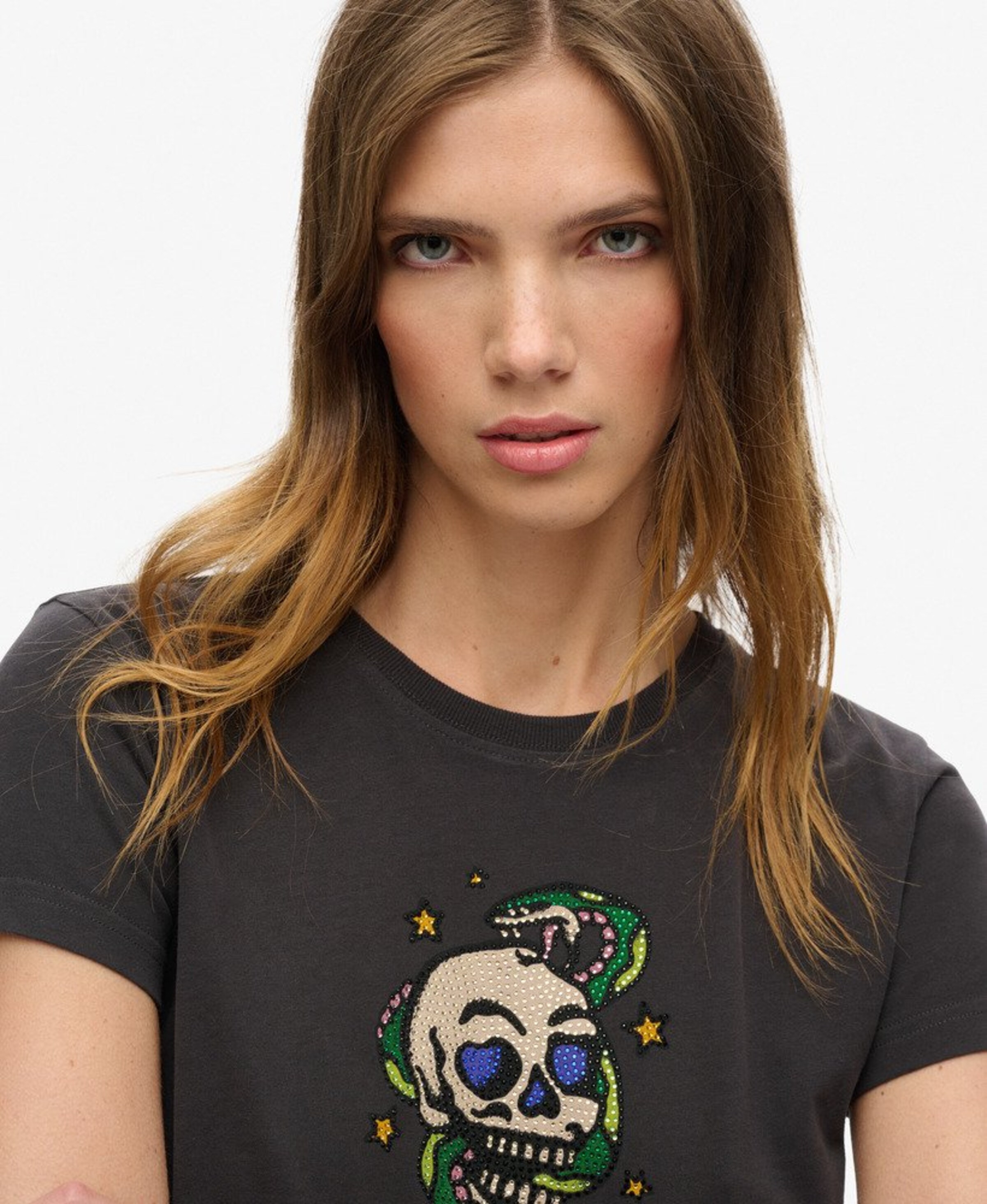 T-shirt 'Tattoo' Superdry & Co en gris