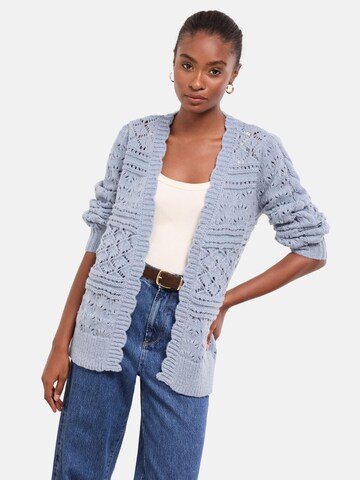 Lipsy Πλεκτή ζακέτα σε μπλε: μπροστά