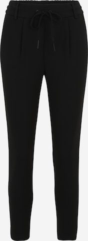 Only Petite - Calças com pregas 'ONLPOPTRASH' em preto: frente