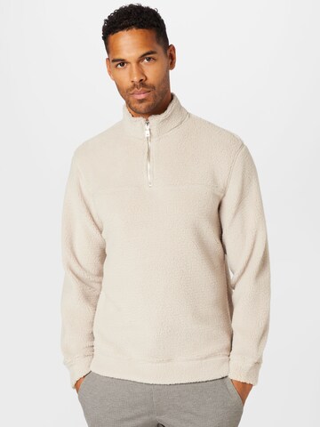 Only & Sons Sweatshirt 'Remy' in Beige: front