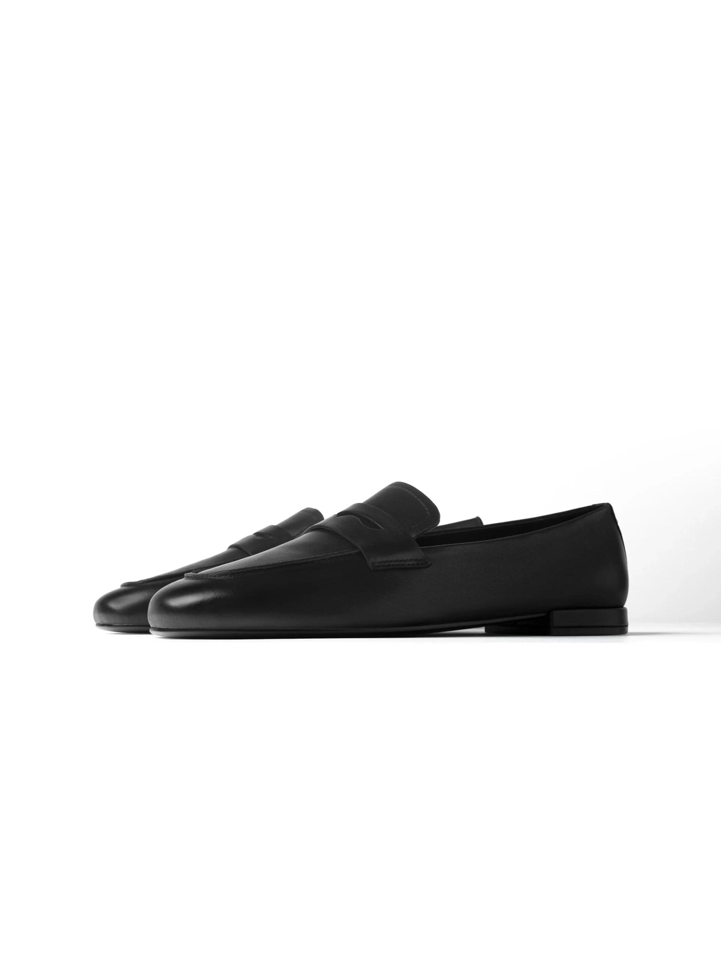 L37 HANDMADE SHOES Mokassin 'QUIET WINTER MORNING' i sort