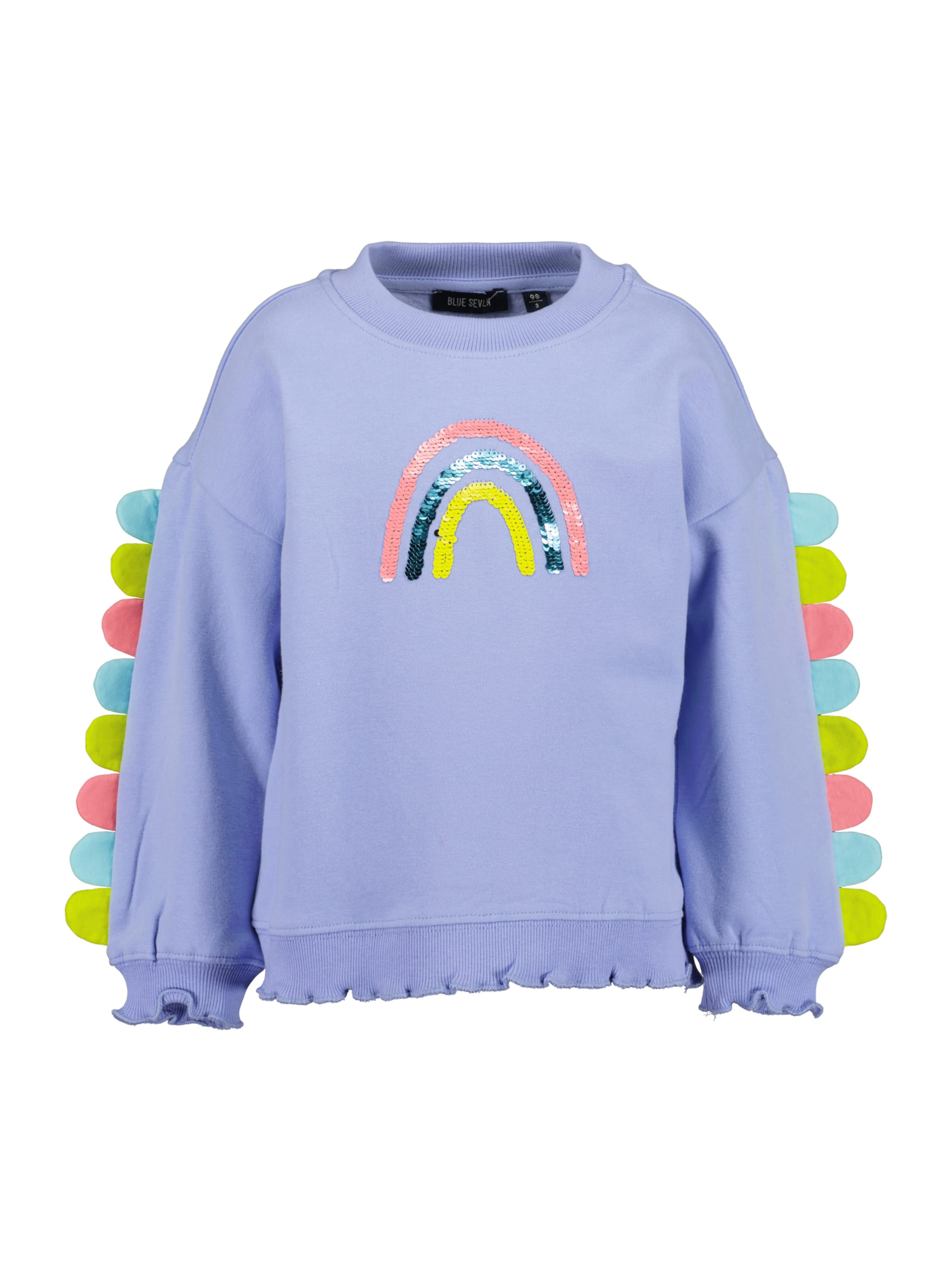 BLUE SEVEN Свитшот в Лиловый: спереди
