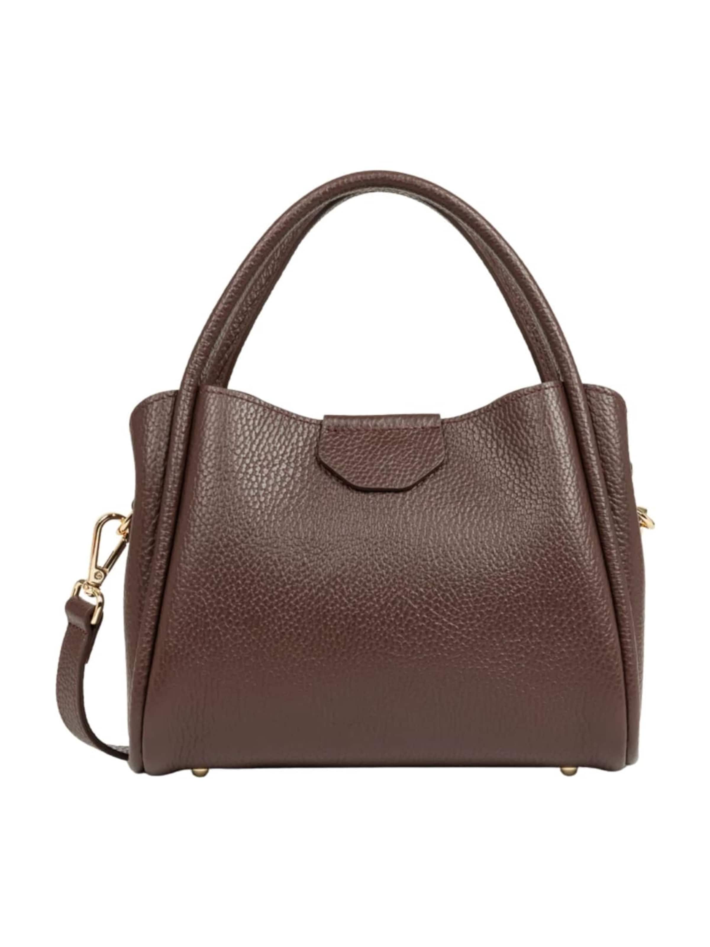 LANCASTER ParisRučna torbica 'Lancaster Sac à main Aimantée S Ida Double Marron - In - Or Pâle' - smeđa boja