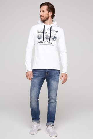 CAMP DAVID Shirt 'Cruise North' in White: front