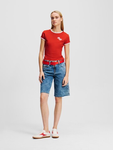 KARL LAGERFELD JEANS Shirt in Red