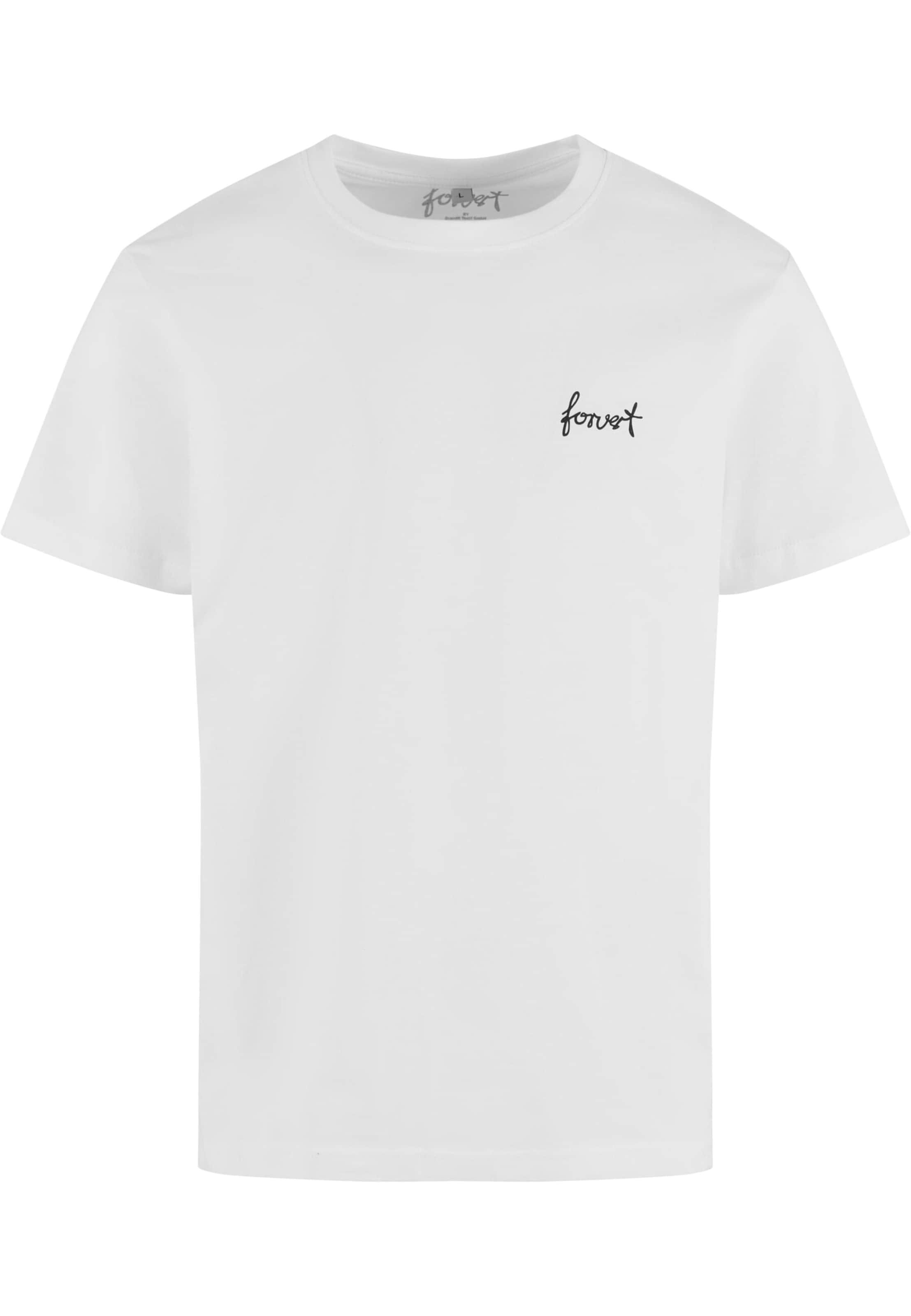 Maglietta 'Salinas' di Forvert in bianco: frontale