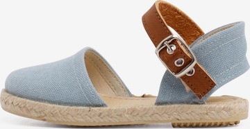 Sandales Pisamonas en bleu : devant