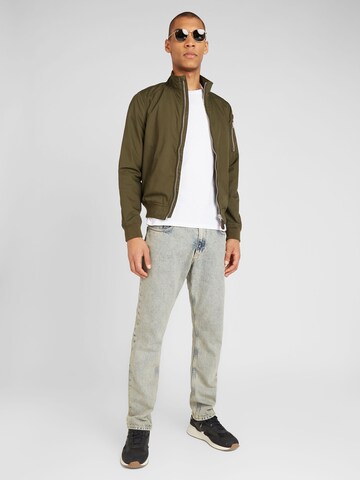 Schott NYC Between-Season Jacket in Green