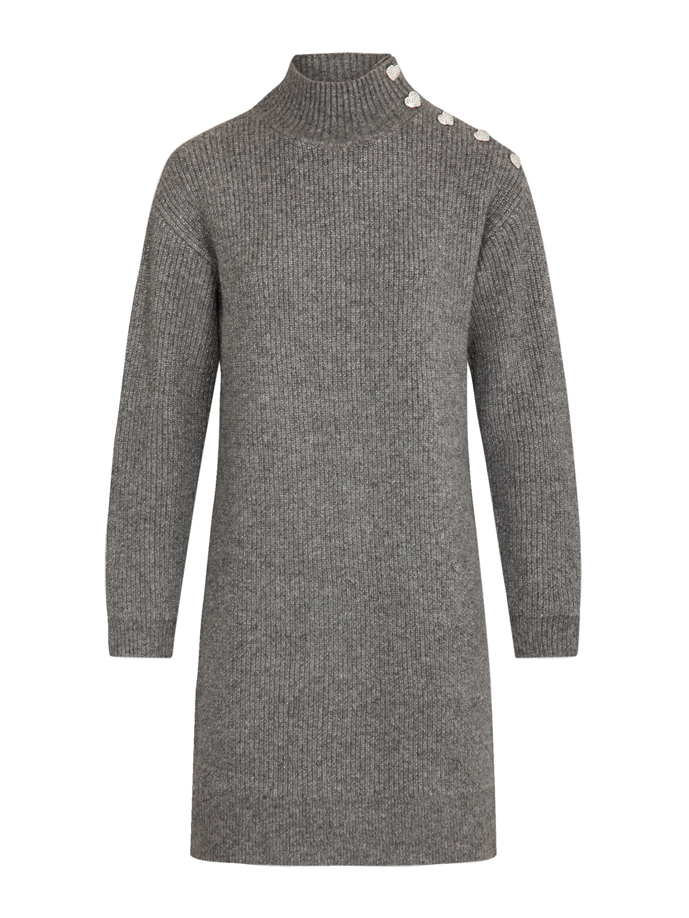 Morgan Πλεκτό φόρεμα '242-RMSTORI' σε γκρι: μπροστά