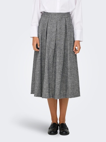ONLY - Falda 'ONLBEKKA' en gris: frente