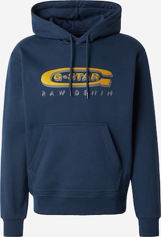 Sweat-shirt 'Old Skool' G-STAR en bleu : devant