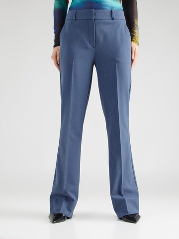 Regular Pantalon à plis 'Clara' FIVEUNITS en bleu : devant