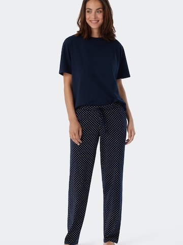 SCHIESSER Pajama Pants 'Mix & Relax' in Blue