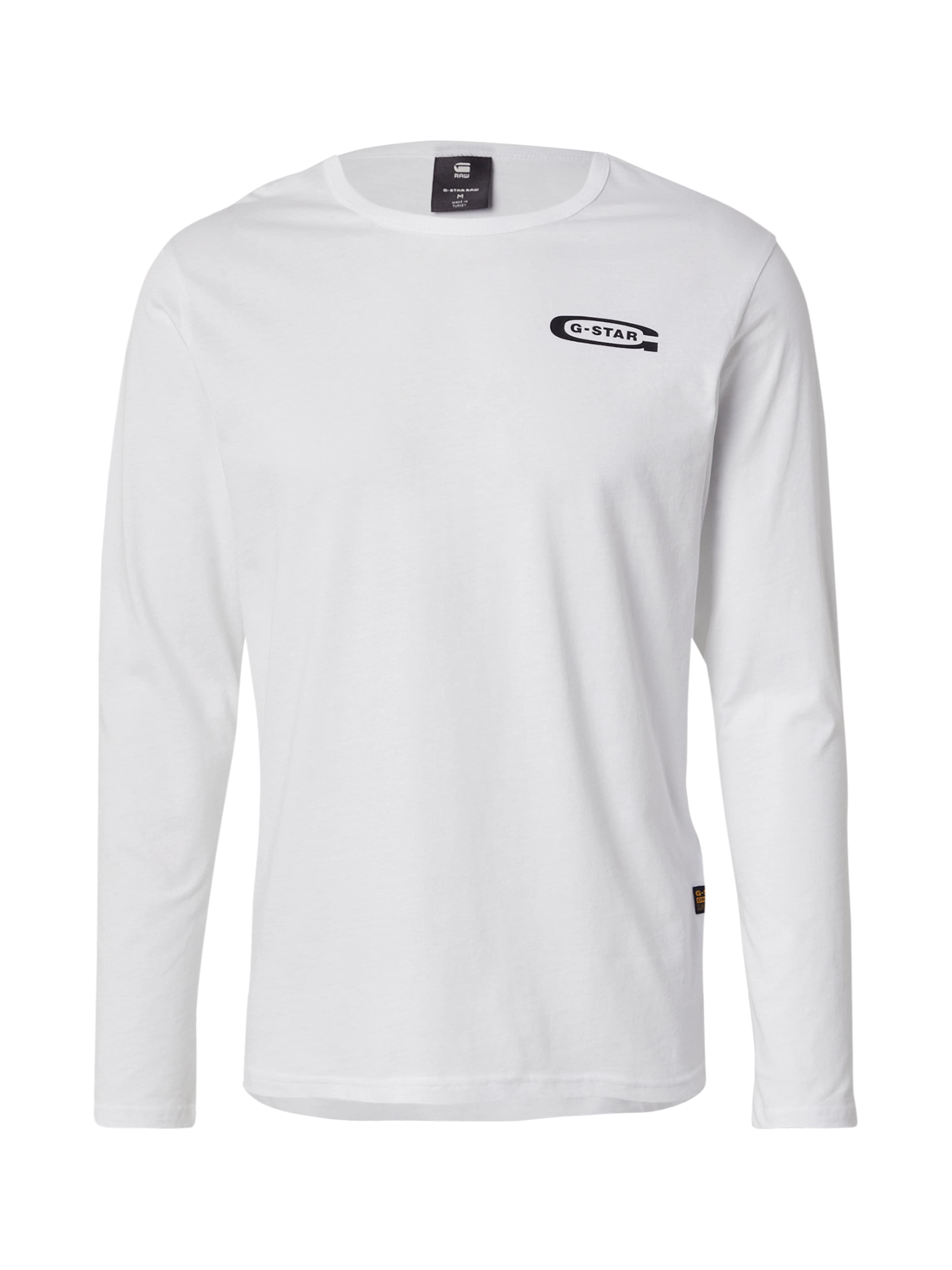 G-STAR Póló 'Old Skool' - fehér: elől