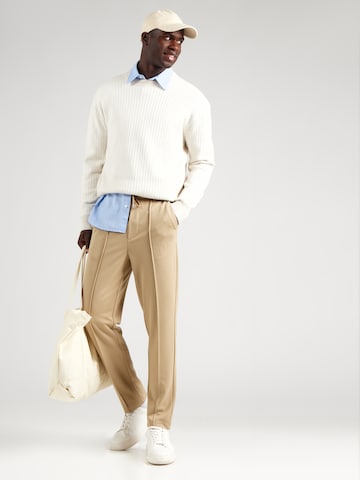 Only & Sons - Tapered Pantalón plisado 'ONSMARK NOAH' en beige
