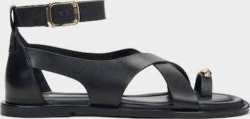 Estro Sandal '088-315' i svart: framsida