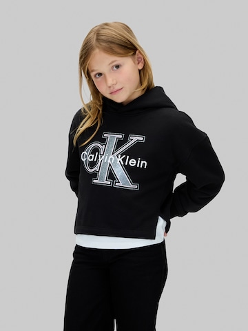 Calvin Klein Jeans Collegepaita värissä musta: etupuoli