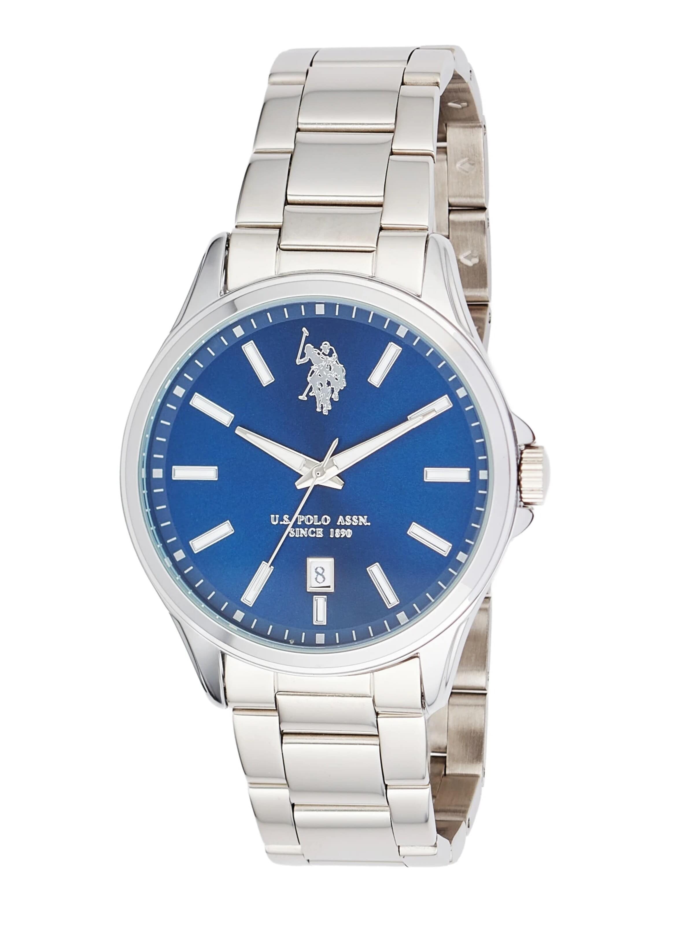 Orologio analogico 'Blaze' di U.S. POLO ASSN. in blu: frontale