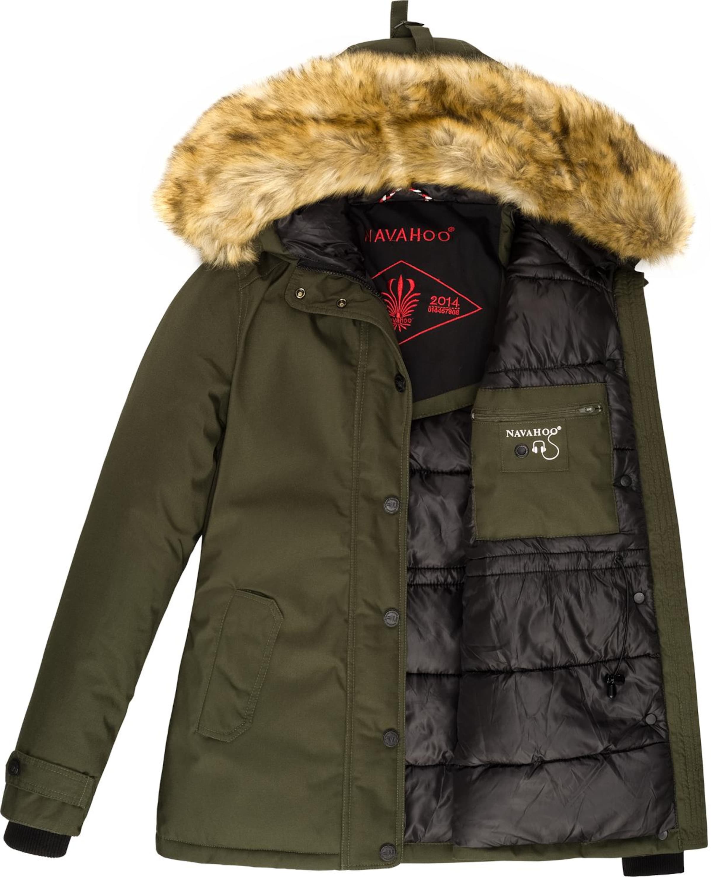 NAVAHOO Winter jacket 'Laura' in Green