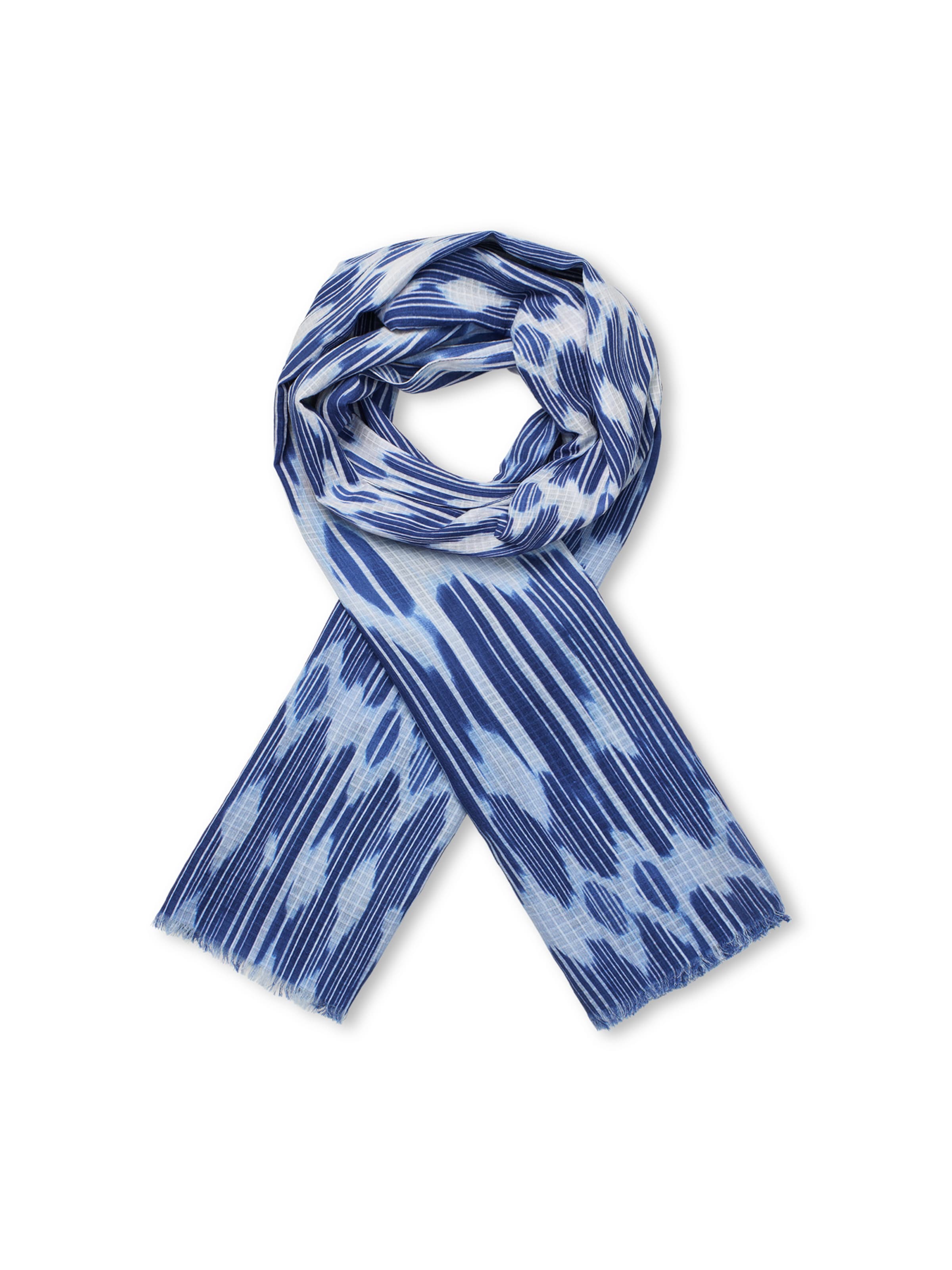 Écharpe Masai en bleu : devant