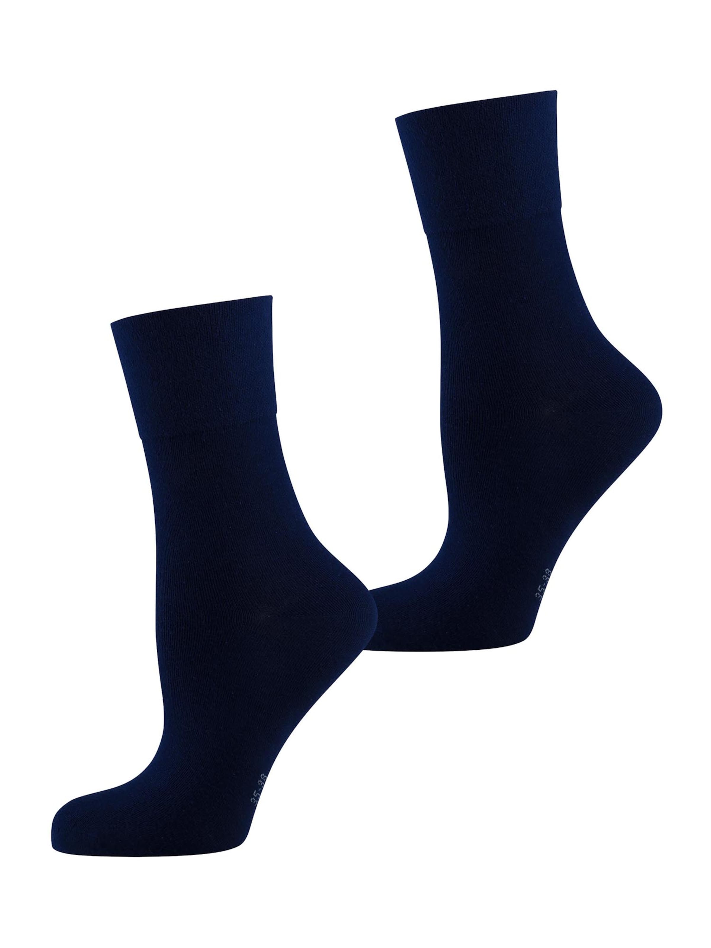 Nur Die Socks ' Feine Faser ' in Blue: front