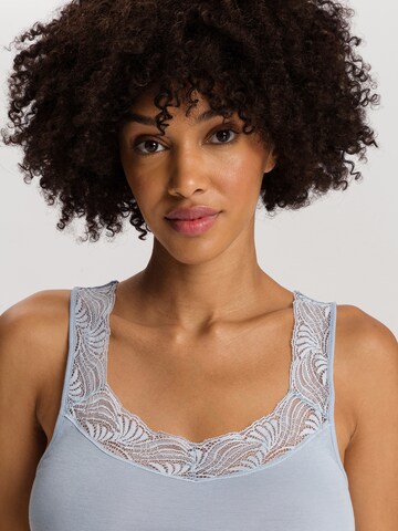 Hanro - Top ' Cotton Delight ' em azul