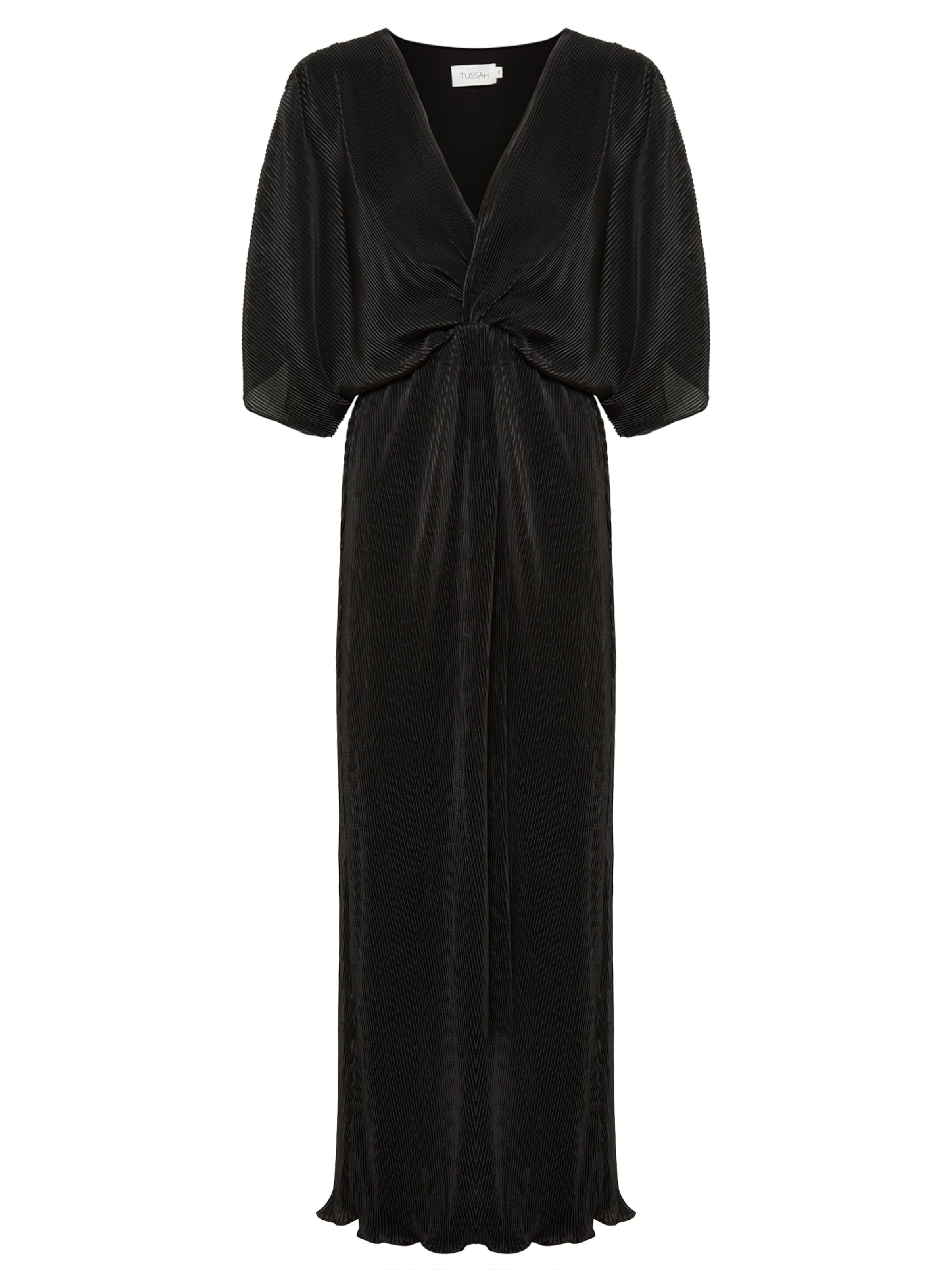 Tussah Šaty 'OCTAVIA' – černá: přední strana