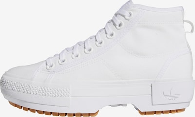 ADIDAS ORIGINALS Baskets hautes 'Nizza Trek' en blanc, Vue avec produit