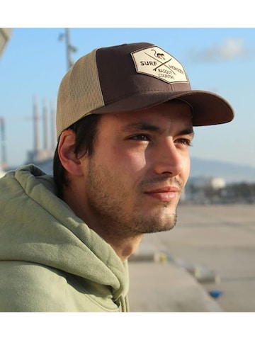 Surf Monkey - Gorra deportiva en marrón: frente
